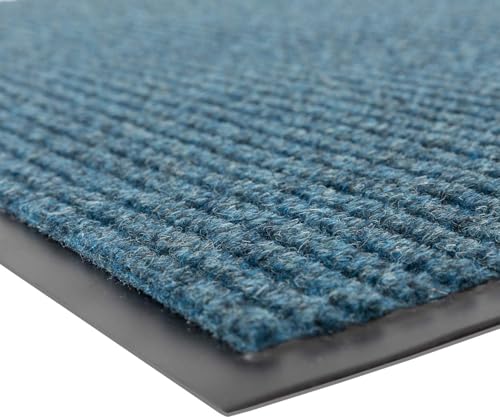 Notrax 109 Industrial Door Mat, 3' x 6' Blue, Made in the USA - color: Slate Blue, size: 3' x 6' (Rectangular)