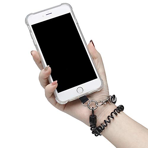 Doormoon Phone Tether Anti Theft, Phone Lanyard With Heavy Duty Carabiners - color: Charcoal.