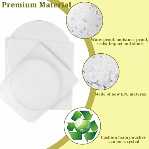 50 Pack Foam Pouches, 16x20" Large Packing Supplies for Dishes - color: TW-16x20inch