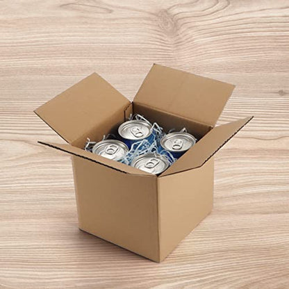 CRUGLA 6x6x6 Shipping Boxes Set of 25, Cardboard Corrugated Mailing Box for Packaging - size: 6x6x6 Inch 25 Pack