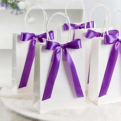 Purple Satin Ribbon 1 Inch x 100 Yards - color: Purple