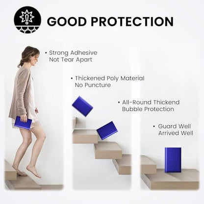Fuxury Bubble Mailers Bulk 800Pcs 4x8" Royal Blue Shipping Padded Envelopes - color: Royal Blue, size: 4×8" 800PC