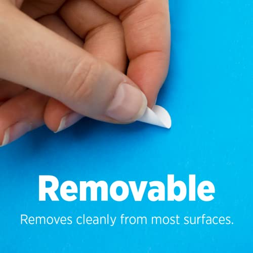 ChromaLabel Light Blue 0.75 inch Round Label Dots - 1000 Stickers with Dispenser Box - color: Light Blue, size: 3/4"