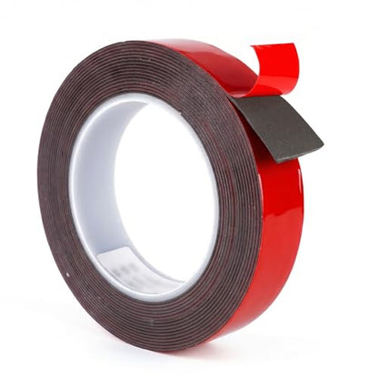 SANKA Double Sided Heavy Duty Mounting Tape, Gray 1 in x 18 ft 0.8 mm Thick - color: Grey, size: 1 in x 18 ft
