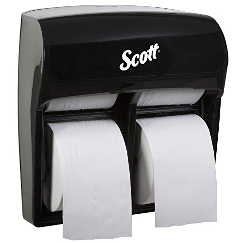 Scott Professional High-Capacity Toilet Paper Dispenser, Black (44518)