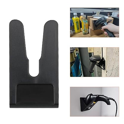 Universal Barcode Scanner Holder, Barcode Scanning Holder, Barcode Reader Rack Bracket Wall Mount Accessiors Fit for Most Scanner Barcode Scanners Label Readers (5pcs-Style H) - style: 5pcs-Style H