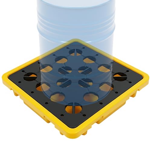 Spill Containment Pallet for 55-Gallon Drum, 11-Gallon Sump