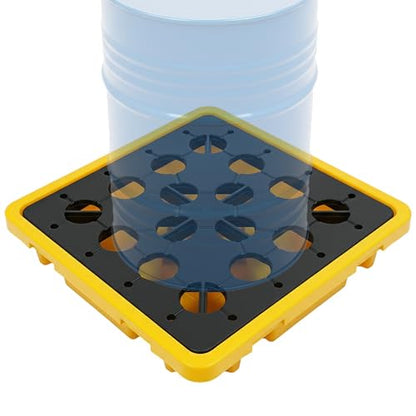 Spill Containment Pallet for 55-Gallon Drum, 11-Gallon Sump