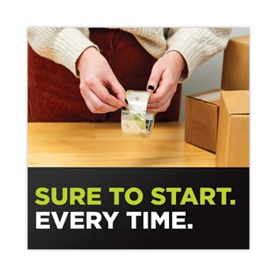 Scotch Brand Sure Start Shipping Packaging Tape with Dispenser, 2 Inches x 800 Inches (145), Clear