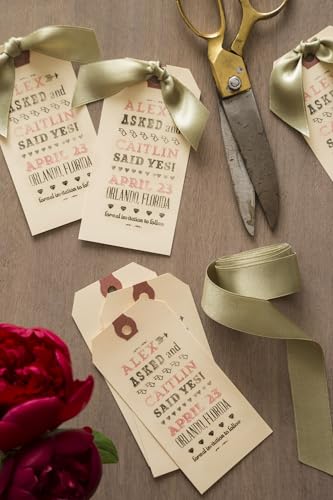 Avery Price Tags with String Attached, 11.5 pt. Stock, 4-3/4" x 2-3/8", 1,000 Manila Hang Tags (12505)