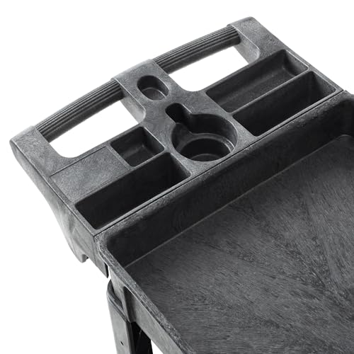 Dryser Utility Cart with Wheels, 40" x 17" Heavy Duty 550 lb. Capacity with Shelves - 3 Tier Rolling Cart with Two 5" Swivel Casters for Warehouse, Garage, Cleaning - size: 3 Shelves 2 Swivel 40x17
