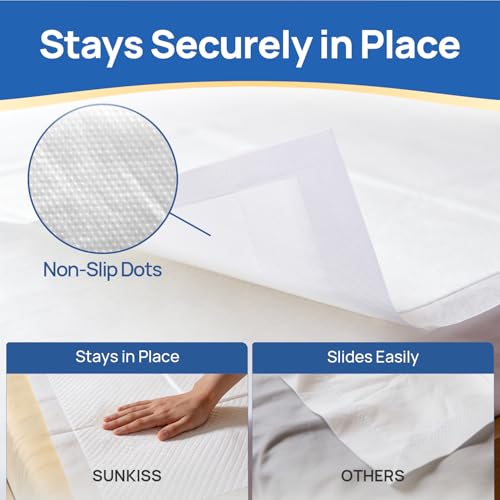 SUNKISS Disposable Bed Pads 30" x 36", Super Absorbent Pee Pads, 50 Count - size: 30" x 36"(50 Count)