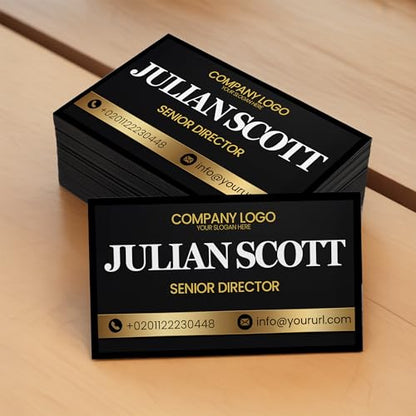 24/48/96 Pack, 3.5"x2" Personalized Magnetic Business Cards, Custom Magnets for Business, Branding and Advertising, 30 Mil Customizable Fridge Magnet Cards with Image, Logo and Text, Design 3 - color: Design 3