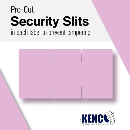 Labels by Kenco to Fit Monarch 1110 Price Gun – Made in The USA -Ink Rollers Included, Choose Your Color and Quantity (Lavender, 1 Sleeve 17,000 Labels) - color: Lavender, size: 1 Sleeve 17,000 Labels