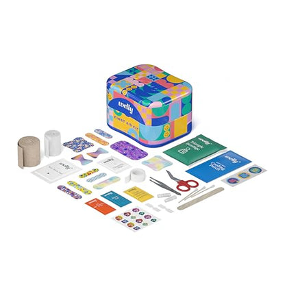 Welly Comprehensive First Aid Kit - FSA Eligible - Adhesive Bandages, Tape and Non-Stick Pads, Butterfly Strips, Cleansing Wipes, Ointments, Gauze, and More - 240 Pieces - color: Comprehensive First Aid Kit