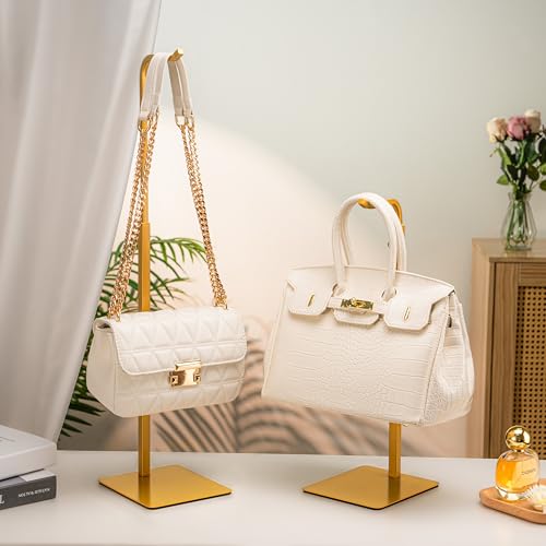 Gold Tabletop Display Racks for Purses and Banners, 1-Pack - color: Gold, size: 1 Pack