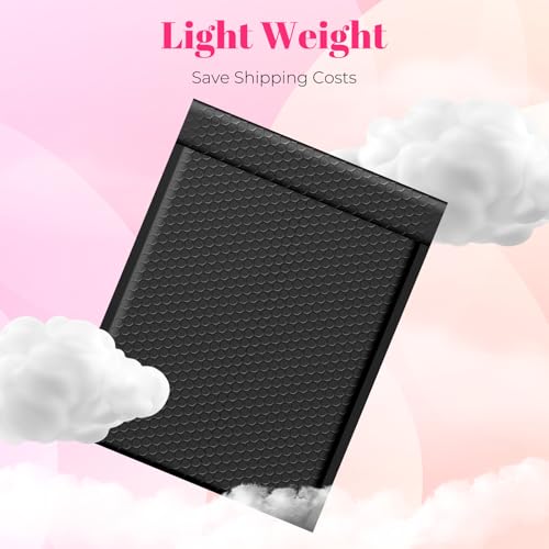 METRONIC Bubble Mailers 10x13" Padded Envelopes Black 40 Pack Waterproof - color: Black, size: 10x13" 40PC