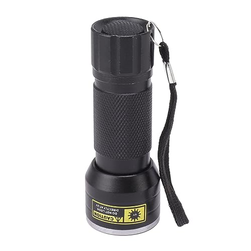 21LED Blacklight Flashlight, 395nm Wavelength Portable Pet Urine Detector for Scorpion Fluorescent Detection, with Detachable Lanyard for Carpet Furniture