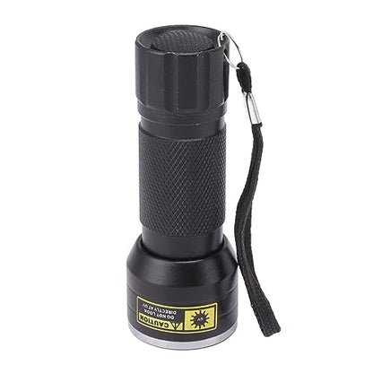21LED Blacklight Flashlight, 395nm Wavelength Portable Pet Urine Detector for Scorpion Fluorescent Detection, with Detachable Lanyard for Carpet Furniture