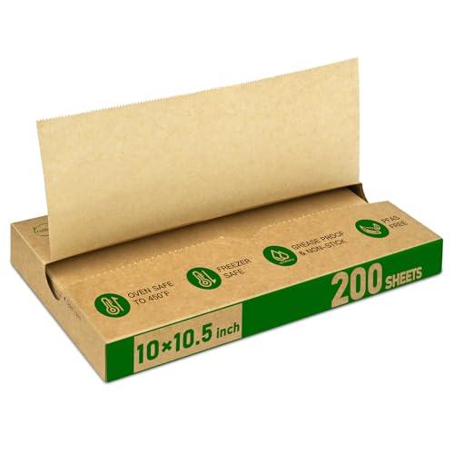 EcoDispose Precut POP UP Deli Paper Sheet, 200 Pack, 10" x 10.5", Kraft - color: Kraft, size: 10“x10.5”