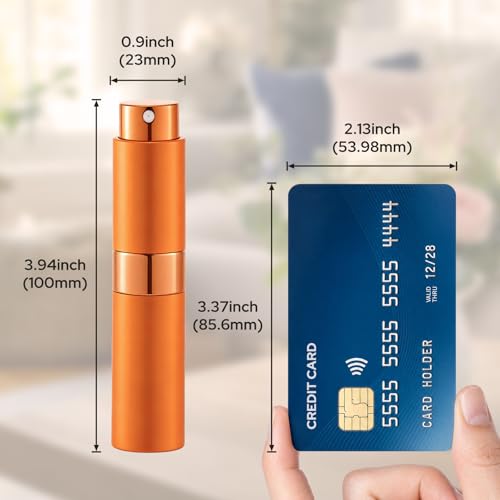 LISAPACK 8ml Travel Perfume Bottle Refillable, 3 PCS Cologne Atomizer Spray - color: 3 Color6