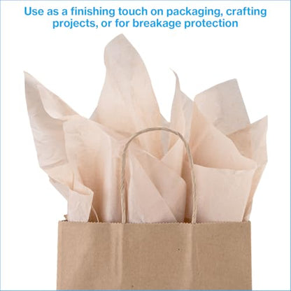 SSWBasics 20 x 30 inch Kraft Tissue Paper - 120 Sheets
