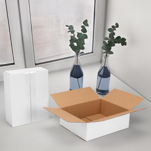 Hoikwo 9x7x3 Shipping Boxes Set of 30 - color: White, size: 9x7x3-30 Boxes