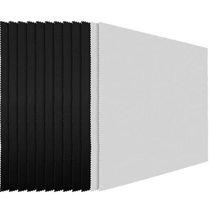 Frienda 12 Pack Large Glass Cleaning Cloth, Black,Light Gray - color: Black,light Gray