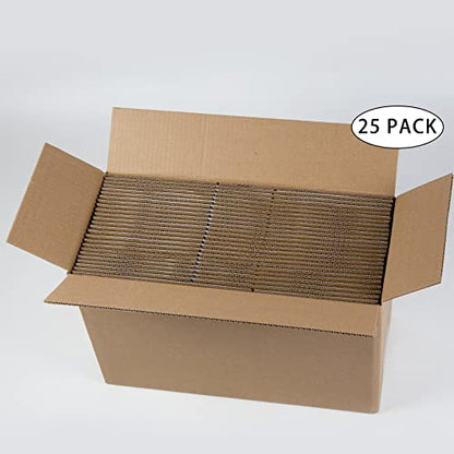 SUNLPH White Shipping Boxes 9x6x4 Inches Small Corrugated Cardboard Boxes, 25 Pack - size: 9 x 6 x 4