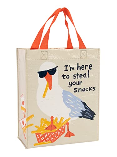Blue Q Handy Tote Bag - Funny Reycled & Reusable Tote Bag - color: I'm Here to Steal Your Snacks