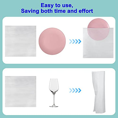 14"X 14"Foam Pouches, 50pcs Cushion Foam Pouch for Moving and Storing. - size: 14x14-50pcs