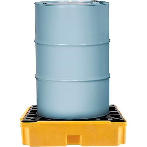 Global Industrial Low Profile Spill Containment Modular Platform, 1 Drum - style: Industrial