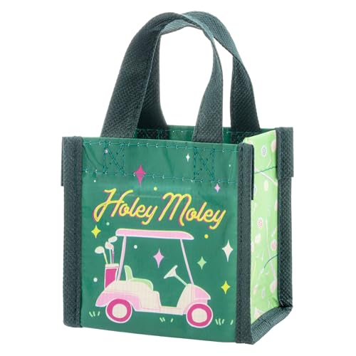 Karma Tiny Reusable Gift Bags, Tote Bag and Gift Bag with Handles, Perfect for Birthday Gifts and Party Bags RPET 1 Hedgehog - color: Holey Moley