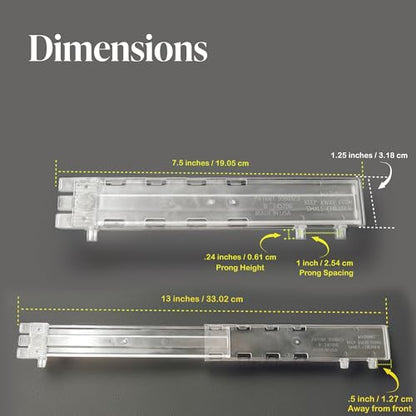Adjustable Gondola Shelf Dividers - Retracting Item Organizer for Shelves 8" to 12" D - 10 Pack - size: 10 Pack, style: Fits Shelves: 8" to 12" Deep