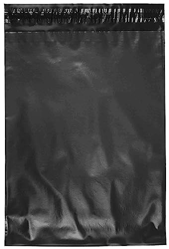 iMBAPrice 500-Pack Black Poly Mailers 10x13 Inch #4 Color Poly Mailing Shipping Envelopes Bags, Self Seal Adhesive Waterproof and Tear Proof (Total 500 Bags) - color: 10" X 13", size: 500 Bags (Black)
