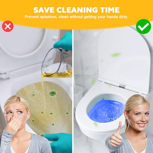 OUMEE Scented 100 Count Absorbent Commode Pads for Bedside Commode Bucket - size: 9.5*5in-Lemon