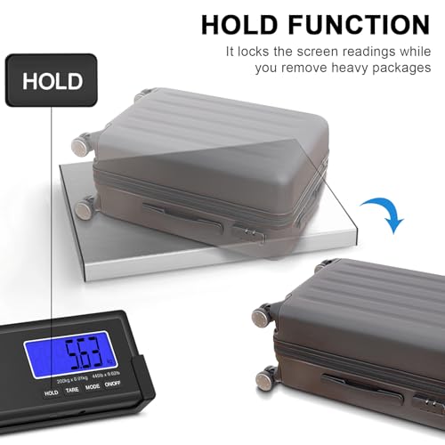 THINKSCALE 440lb Heavy Duty Digital Shipping Scale, 10g Wireless LCD
