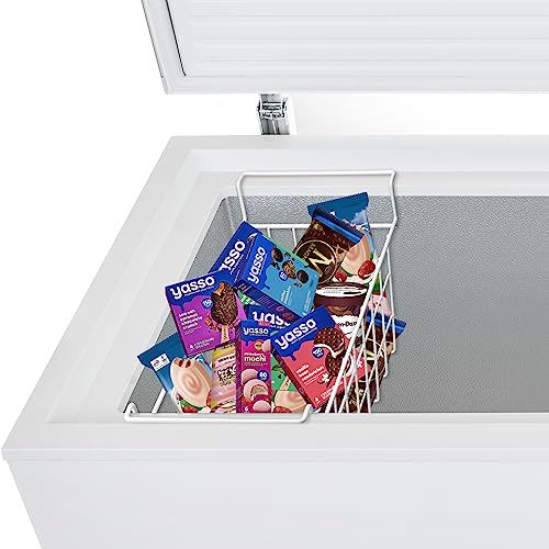 Orgneas 17.5" Freezer Organizer Bins for Chest Freezer Storage Rack Bins - size: 17.5 inch