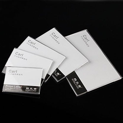 20pcs Price Label Holders, Product Sign Holders, Shelf Tag Display Stands - size: Paper Size:8x12cm