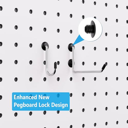 FRIMOONY Peg Board Organizer Accessories, Pegboard Hook Locks, Bins, for Organizing Pliers, Wrenches, Screwdrivers, 333-Piece - size: 333PCS