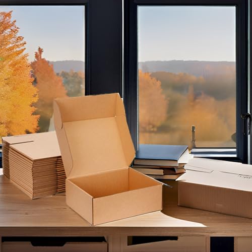 Kraft Brown Shipping Boxes 9x6x4 Inches, 20 Pack - color: Kraft, size: 9x6x4 Inch