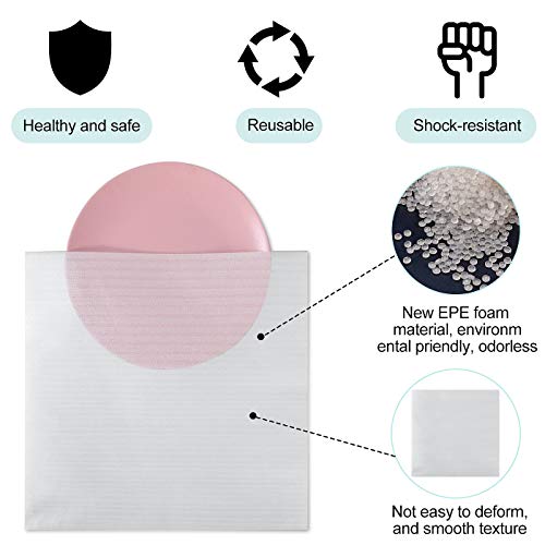 14"X 14"Foam Pouches, 50pcs Cushion Foam Pouch for Moving and Storing. - size: 14x14-50pcs