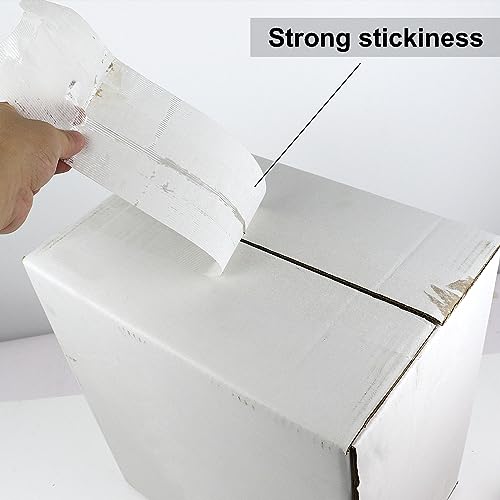 BOMEI PACK Wide Strapping Tape, 4Inch Heavy Duty Reinforced Packing Tape, Fiberglass Filament 60yds 5.5Mil - size: 100mm x 60y/1roll