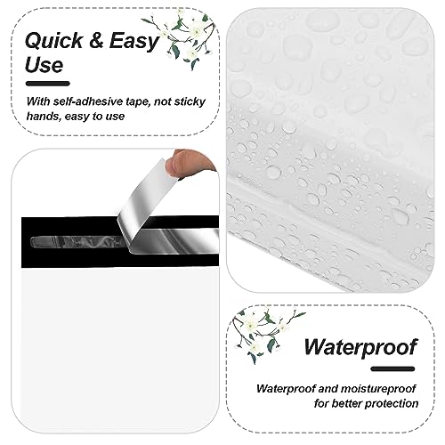 JinRuiKJ Thank You Poly Mailers 10x13 Inch, 100 PCS, White - color: White, size: 10*13inch 100pcs