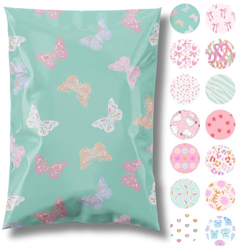 Pretty Package Store Poly Mailers 10x13, Butterfly, 100 Pack - color: Butterfly, size: 10x13