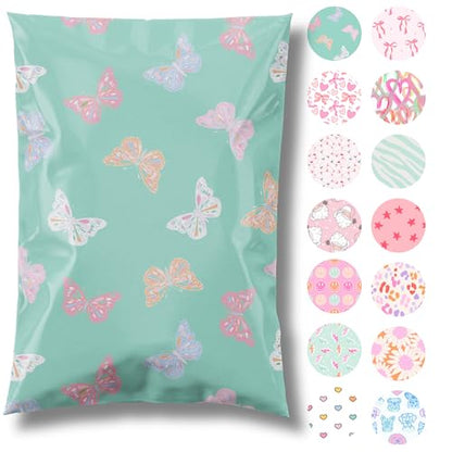Pretty Package Store Poly Mailers 10x13, Butterfly, 100 Pack - color: Butterfly, size: 10x13