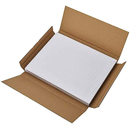 8.5" x 5.5" Half Sheet Self Adhesive Shipping Labels for Laser or Inkjet Printer (3000 Labels) - size: 3000 Labels