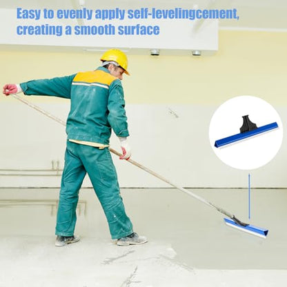2 Pack 24 Inches Epoxy Floor Squeegees Notched Squeegee for Self Leveling Cement Urethane Epoxy Floor Tools - size: 24 Inches