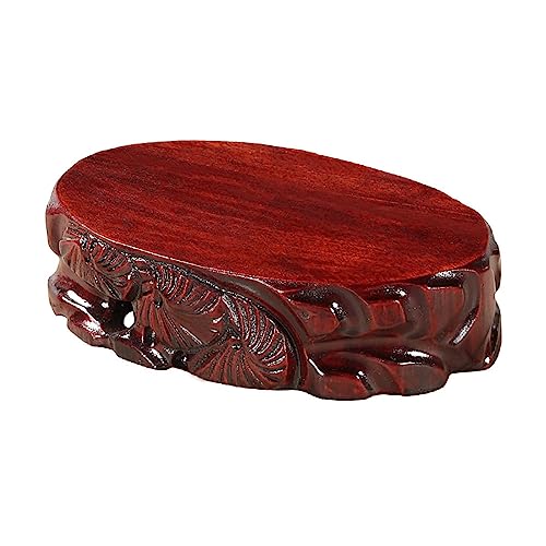 Chinese Rosewood Wooden Vase Plant Fishbowl Base