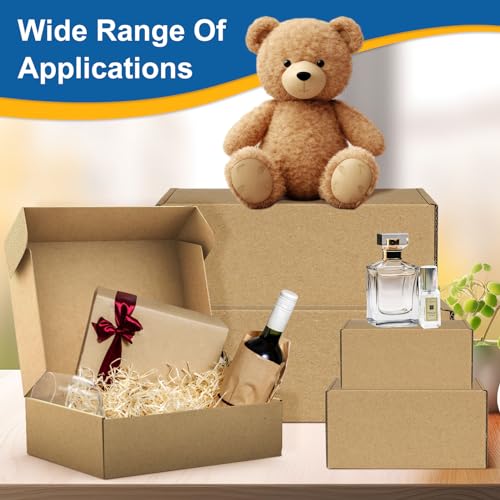 Famagic 12 Pack 7x5x2 Brown Small Shipping Boxes for Small Business, Gifts - color: Brown, size: 7x5x2" 12pcs